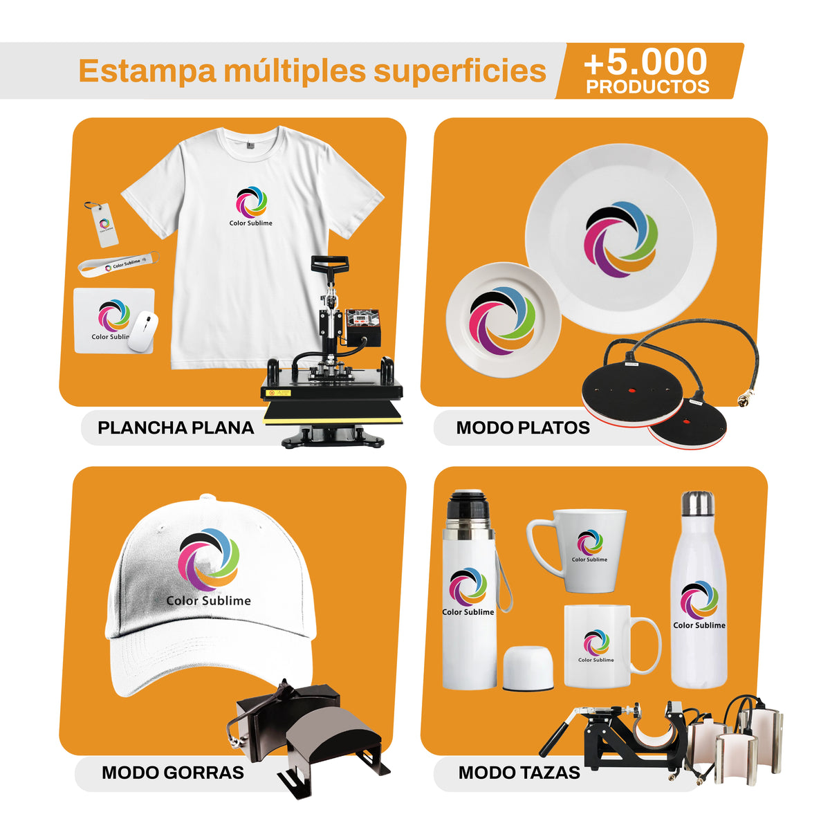 Sublimadora Multifuncion 8en1 CS