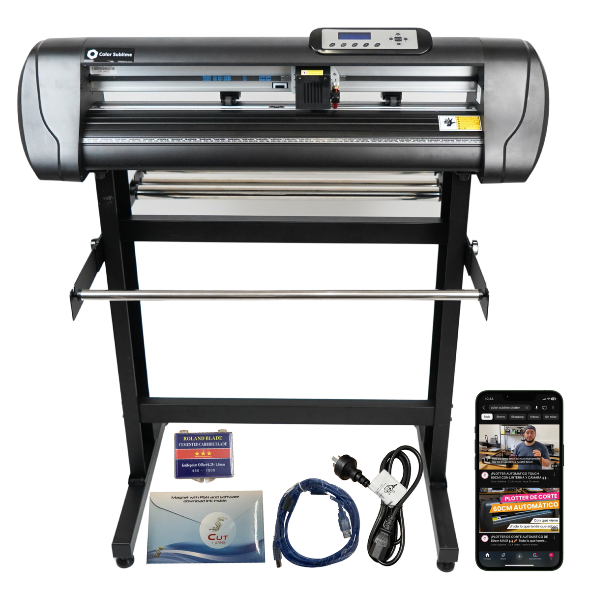 Plotter de Corte Automatico 60cm CS