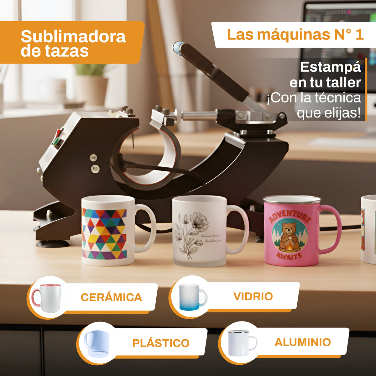 Sublimadora de Tazas CS