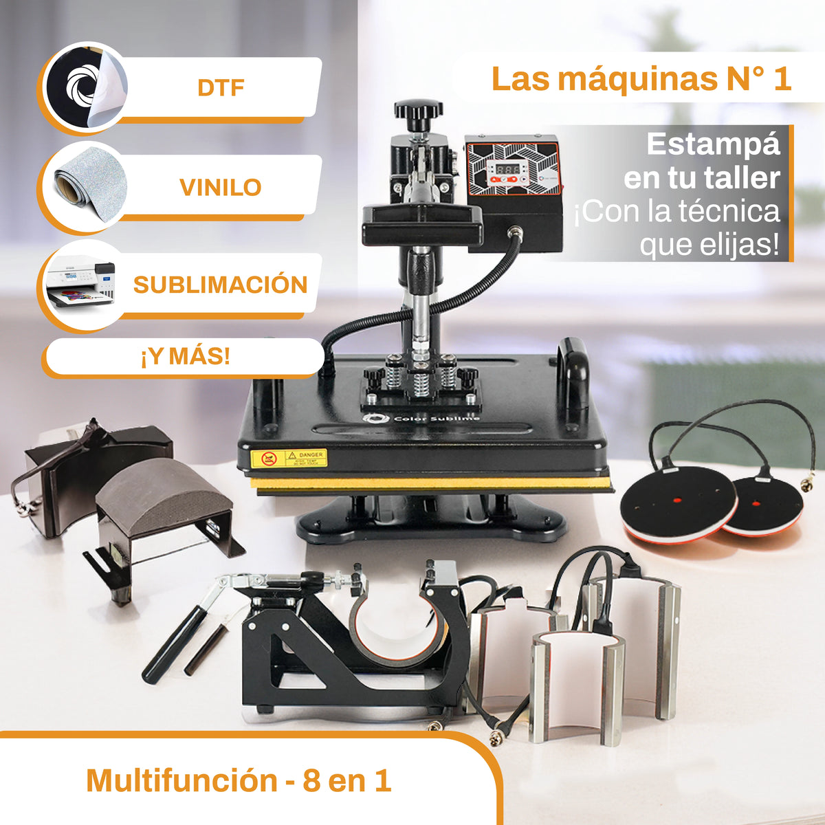 Sublimadora Multifuncion 8en1 CS
