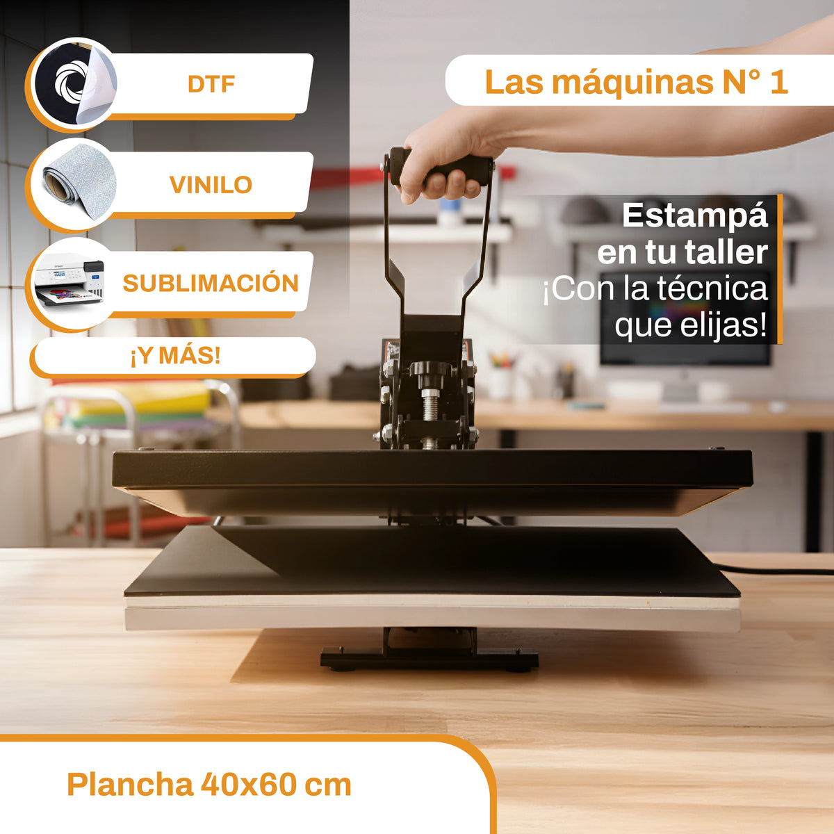 Sublimadora Plana 40x60 CS