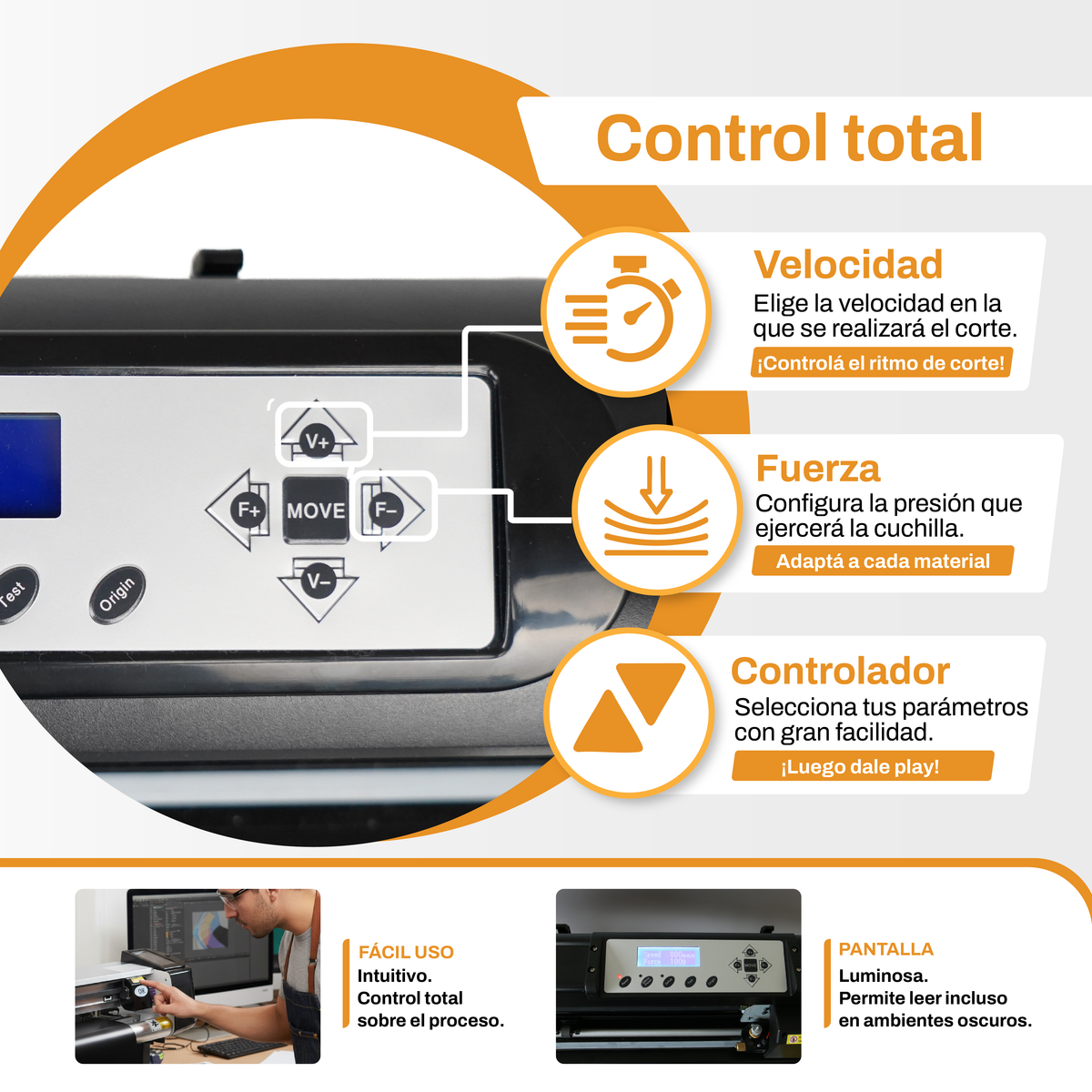 Plotter de Corte Automatico 60cm CS