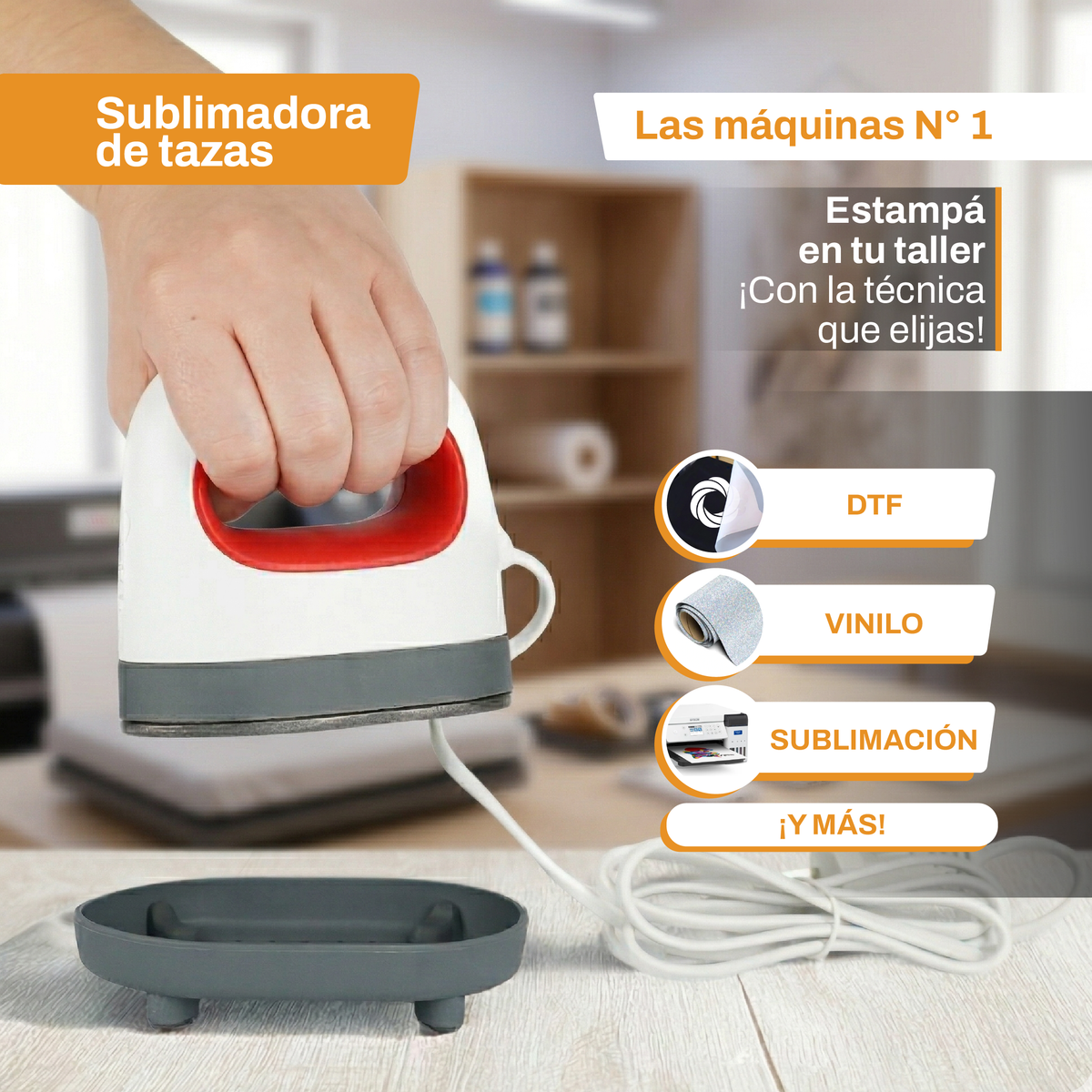 Sublimadora Portatil Mini 5x10 INK