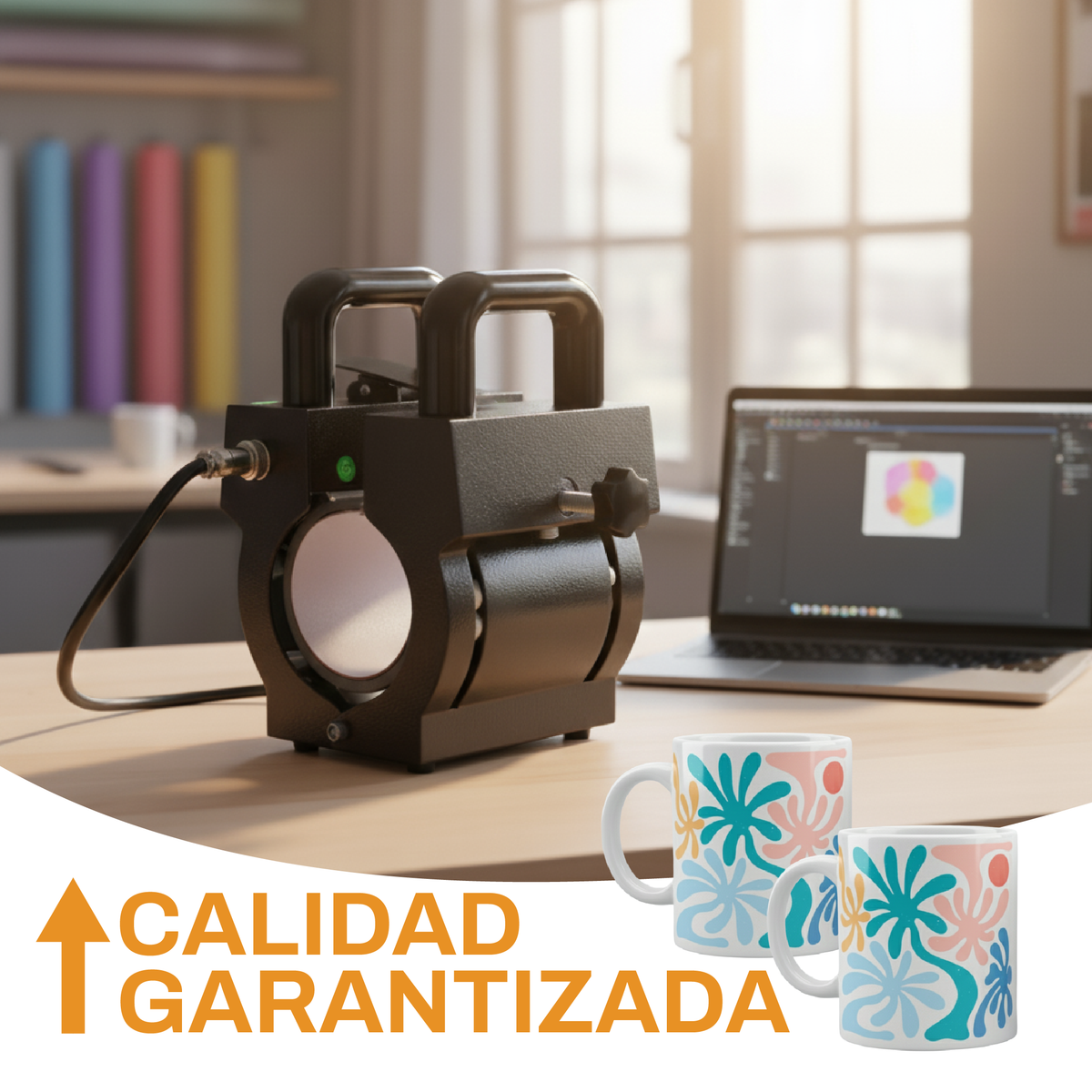 Sublimadora Portatil de Taza Simple Almeja CS