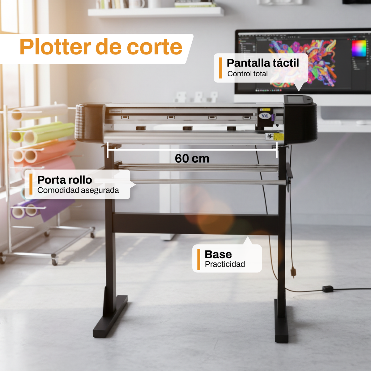 Plotter de Corte Automatico Touch 60cm CS