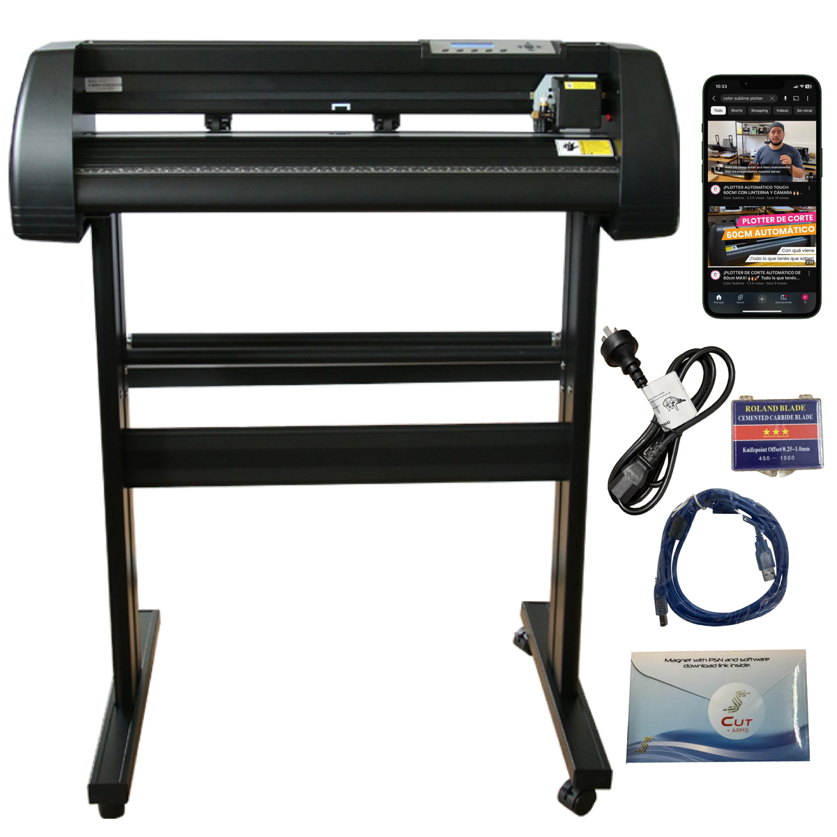 Plotter de Corte Semi Automatico 60cm CS